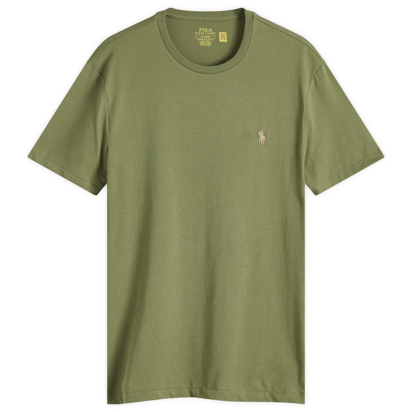 T-shirt Polo by Ralph Lauren Custom Fit T-Shirt Grøn | 710671438389