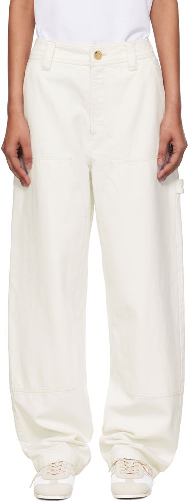 Cargo bukser A.P.C. A.P.C. Gustav Carpenter Pants Hvid | COGZV-M08484, 0