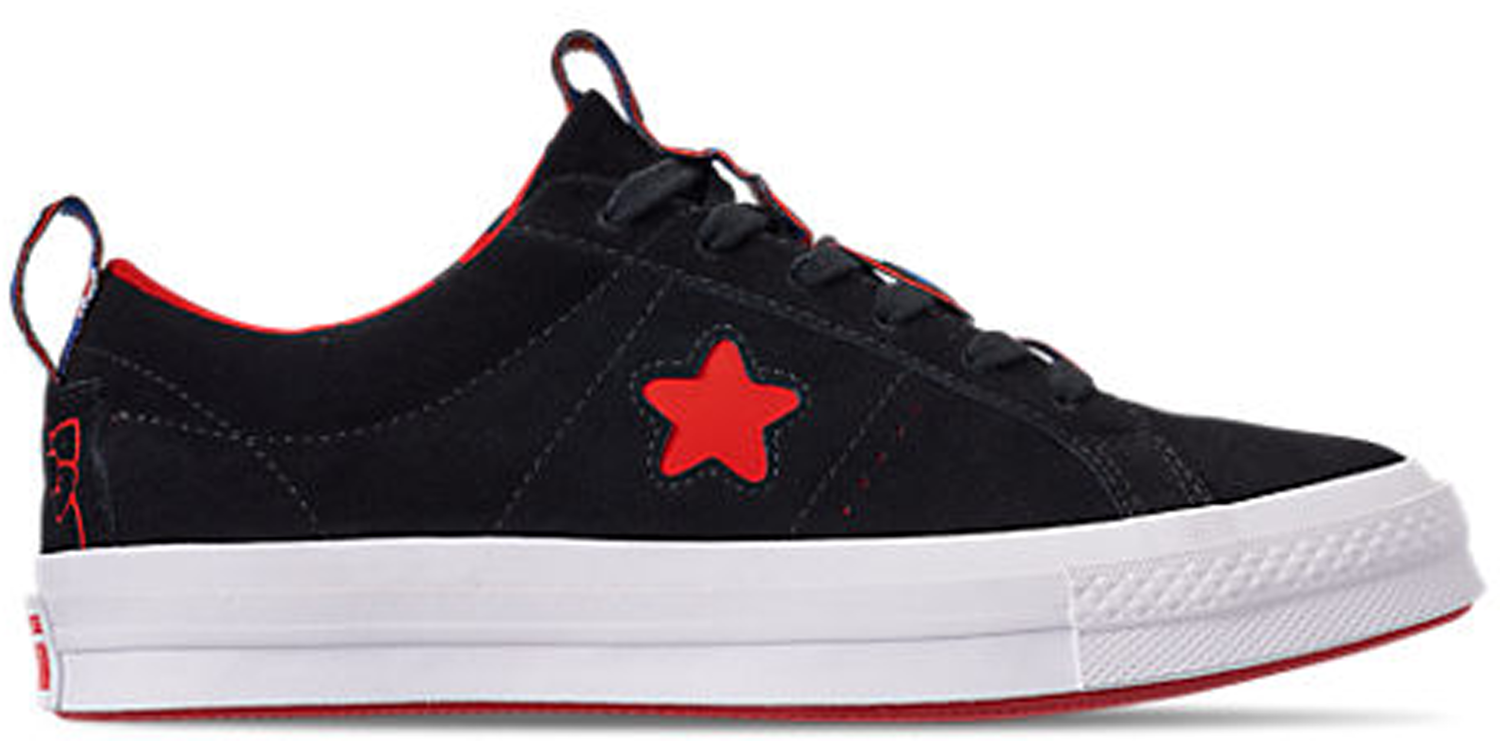 Sneakers og sko Converse One Star Ox Hello Kitty Black W Sort | 163904C, 0