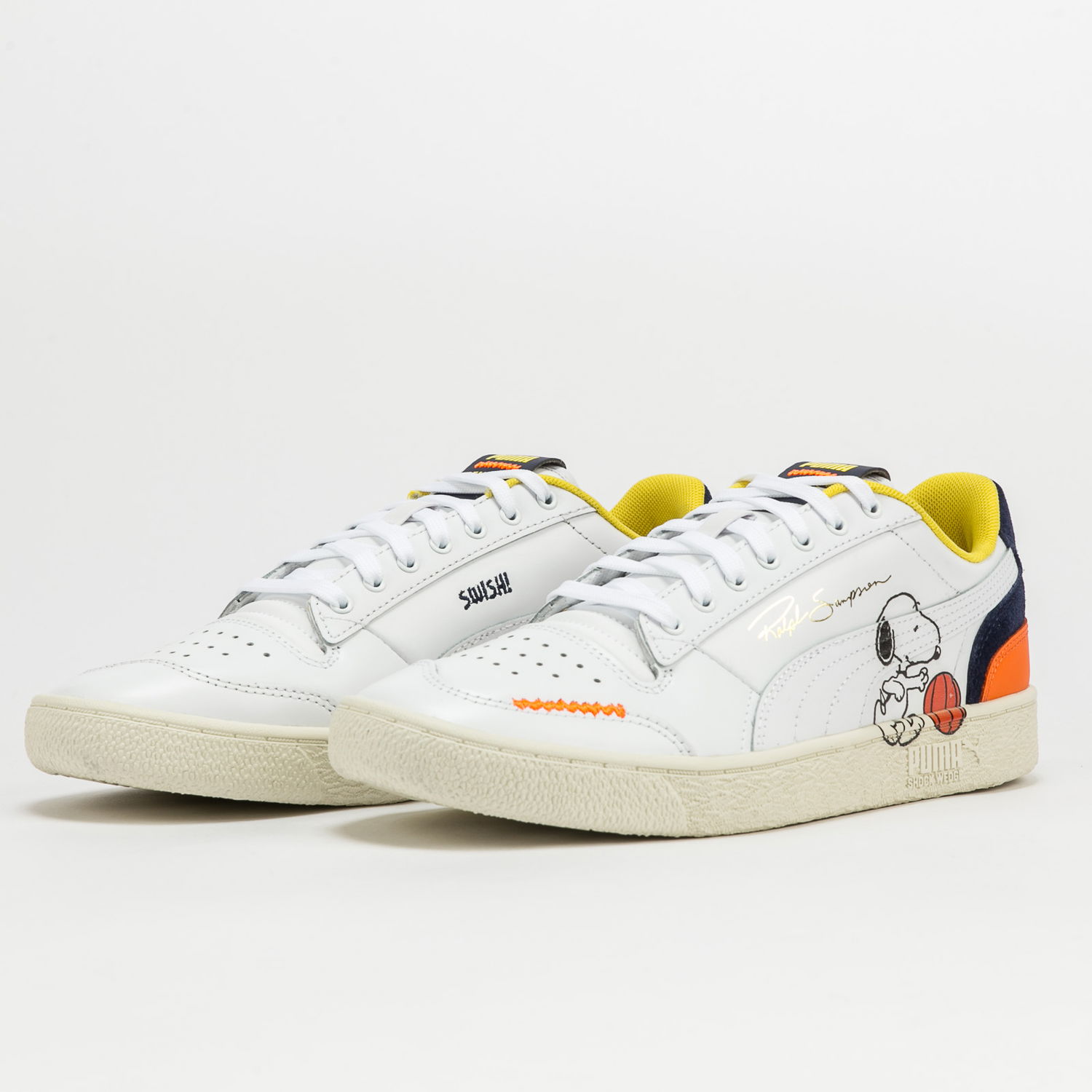 Sneakers og sko Puma Ralph Sampson Peanuts Hvid | 375516 01, 1