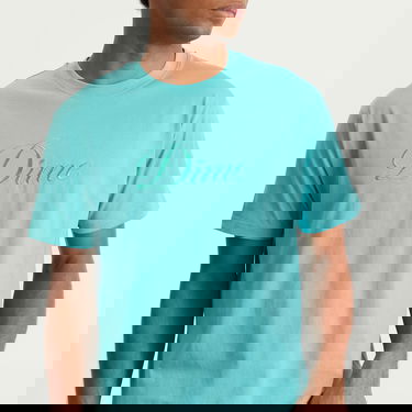 T-shirt Dime Dime Cursive T-Shirt, Size Large Turkis | DIMEFA2574TEA, 5