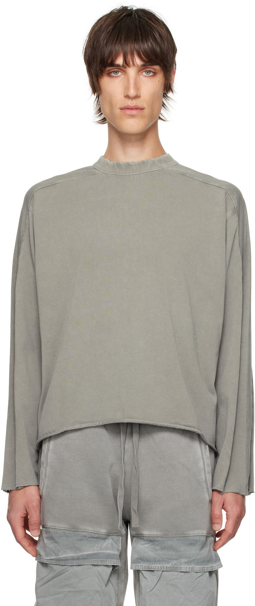 T-shirt Entire Studios Long Sleeve T-Shirt Grå | ES2486RH