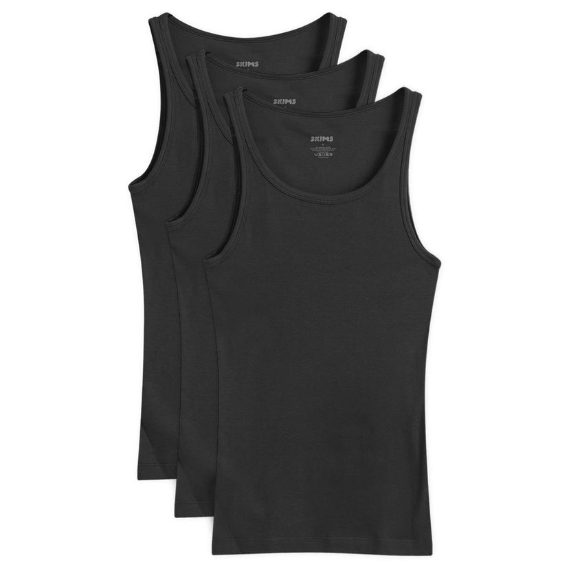 Tanktop SKIMS Ribbed Cotton Tank Top - 3-Pack Sort | TP-TNK-5788M-ON