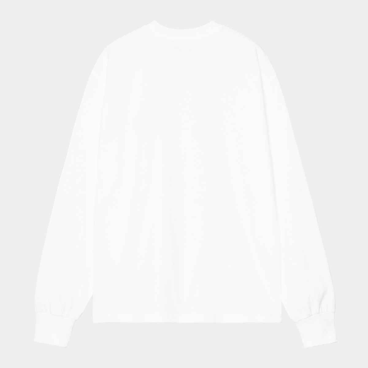 T-shirt Carhartt WIP Long Sleeve American Script T-Shirt Hvid | I035466_5, 1