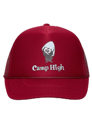 Kasket Camp High Egg Guy Cap Bourgogne | CHEGGCAP BURGUNDY