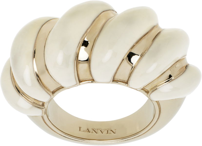Ring LANVIN Lanvin Melodie Candy Ring Hvid | AW-CJFRI1-ENCY-P25