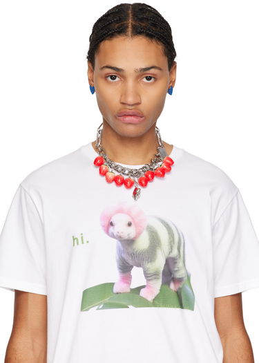 Halskæde Chopova Lowena Chopova Lowena Strawberry Piggy Chain Necklace Rød | 6598, 3