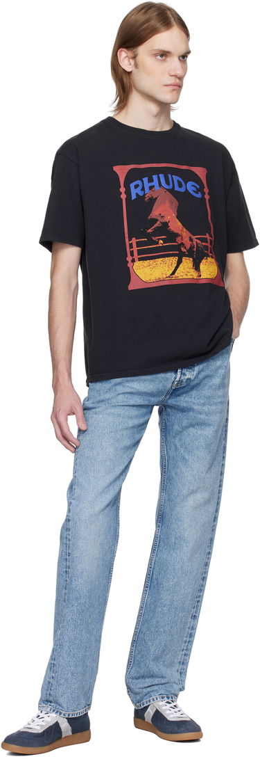 T-shirt Rhude Rhude Cadre Horse Graphic Tee Sort | RHSS25TT05012, 3