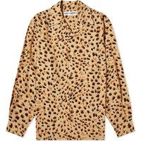 Skjorte WACKO MARIA Leopard Print Vacation Shirt Orange | 23FW-WMS-HI06-BGE, 1
