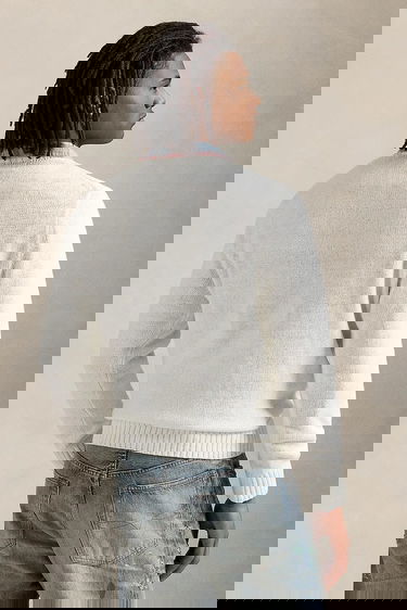 Sweater Polo by Ralph Lauren Polo Ralph Lauren Lscrflagbear Long Sleeve Sweater Hvid | 710977415, 1