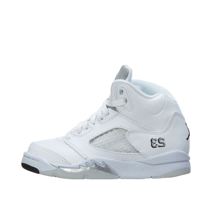 Sneakers og sko Jordan Jordan 5 Retro Metallic (PS) Hvid | 440889-130