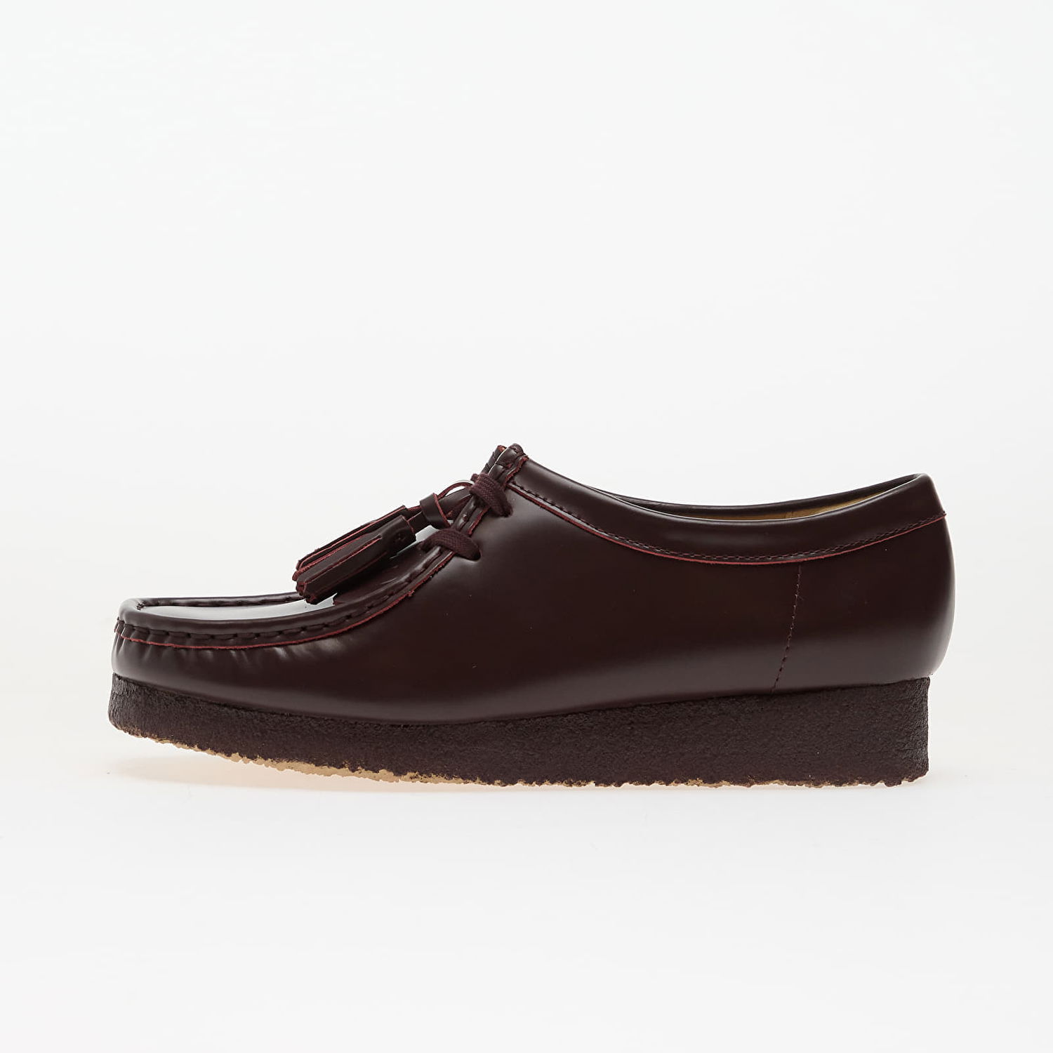Sneakers og sko Clarks Originals Wallabee Tassel Lea Bourgogne | 261827444, 0