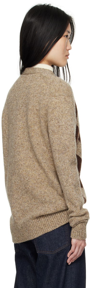Sweater &Daughter &Daughter Shetland Argyle Cardigan Brun | WLR2304, 2