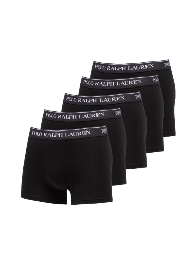 Boksere Polo by Ralph Lauren Stretch Cotton Five Classic Trunks Sort | 714864292001