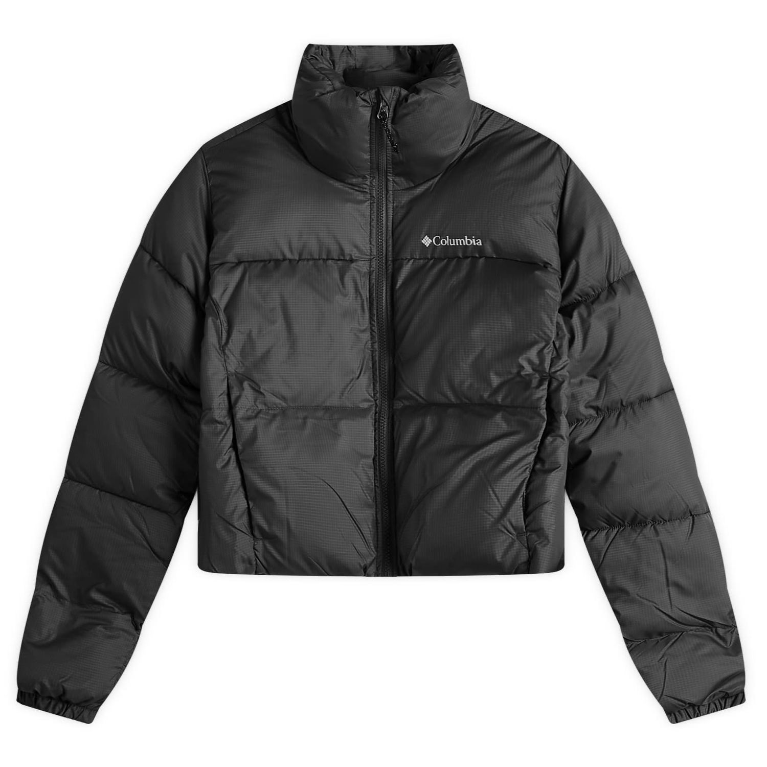 Puffer jakke Columbia Puffect Cropped Down Jacket Sort | 2088501-BLK, 1