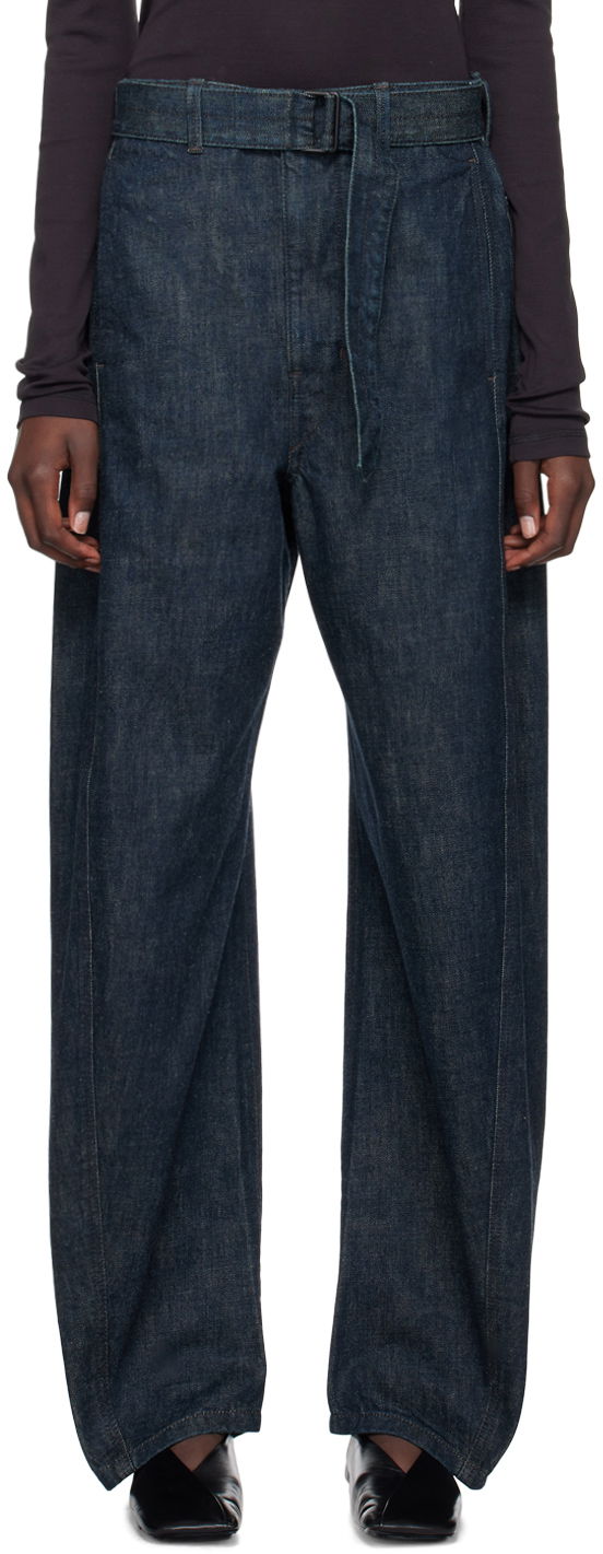 Jeans LEMAIRE Twisted Belted Jeans Blå | PA326 LD068