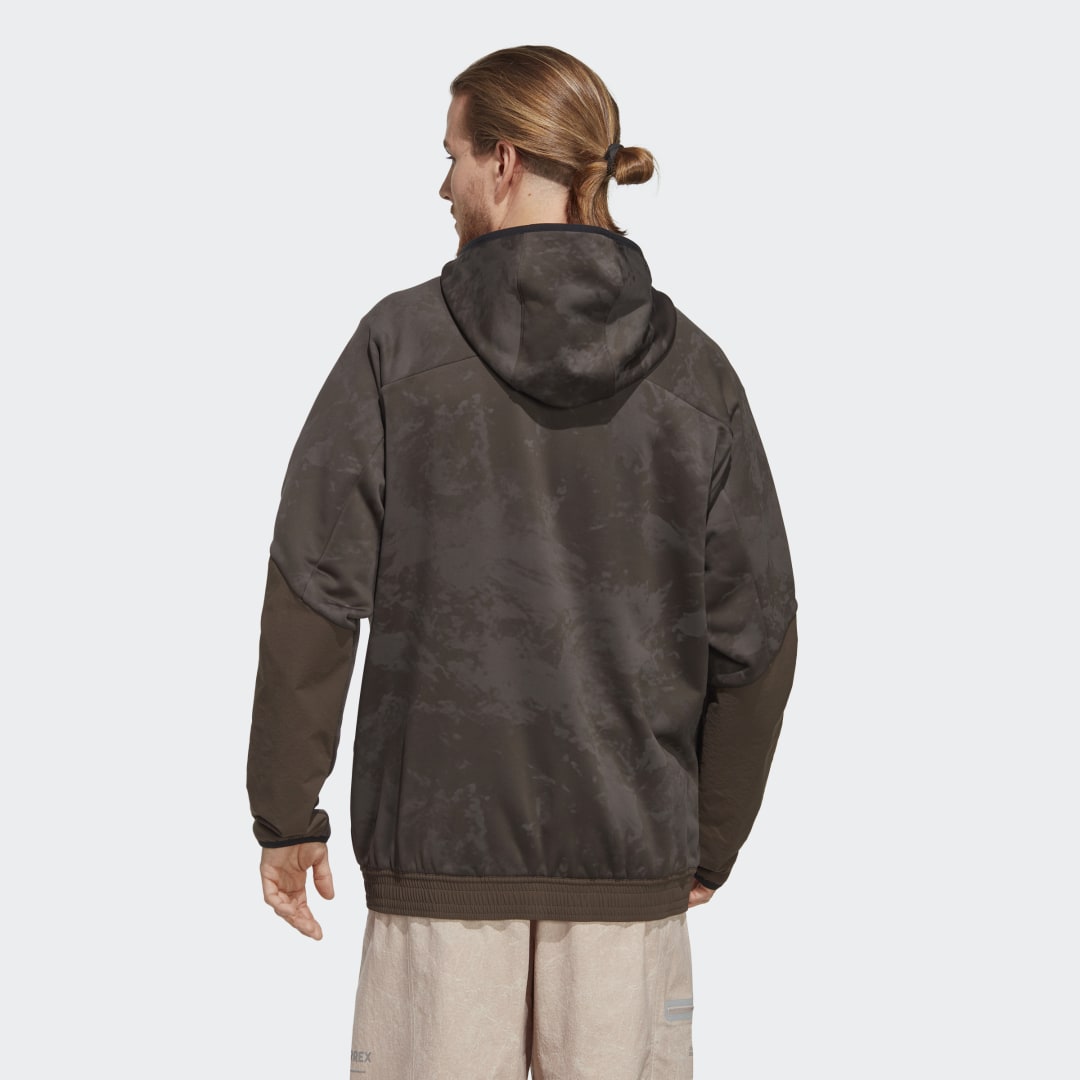 Jakke adidas Performance Terrex x and wander Fleece Jacket Brun | HR7140, 1