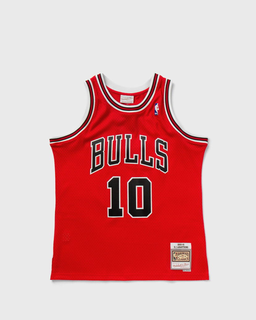 Jersey Mitchell & Ness Swingman Jersey Chicago Bulls 1990-91 BJ Armstrong #10 Rød | SMJYSB19121-CBUSCAR90BAR
