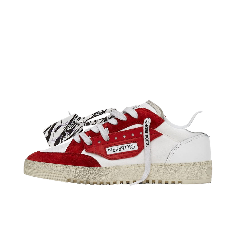 Sneakers og sko Off-White Low Vulcanized 5.0 Sneakers Rød | OMIA227F21FAB0010129