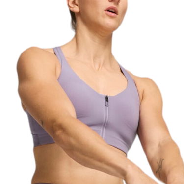 Bh Puma Puma PWR SHAPELUXE Zip Front Sports Bra Lilla | 525881-30, 2