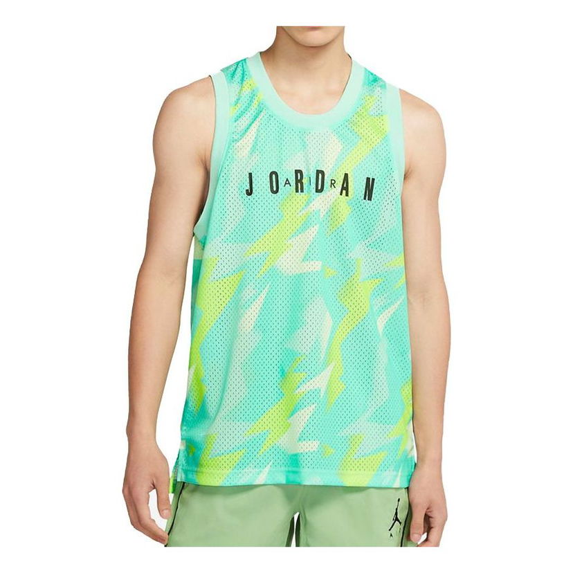 Tanktop Jordan Jordan Jumpman Basketball Vest Grøn | CZ4740-675