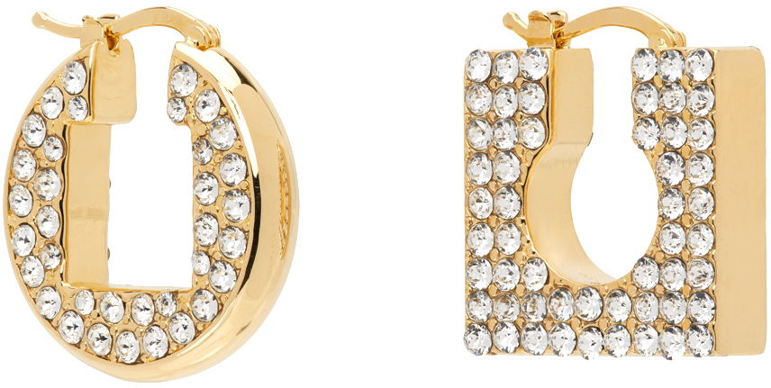 Øreringe Jacquemus Guirlande 'Les Boucles Rond Carré' Earrings Beige | 23H233JW634-5101, 1