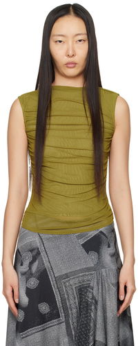 Miaou Cam Ruched Tank Top