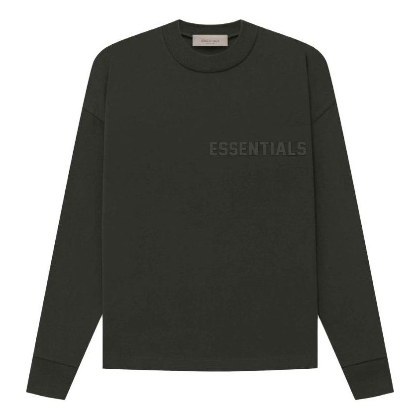 Sweater Fear of God Essentials Long Sleeve T-Shirt Grøn | FOG-SS23-076, 0