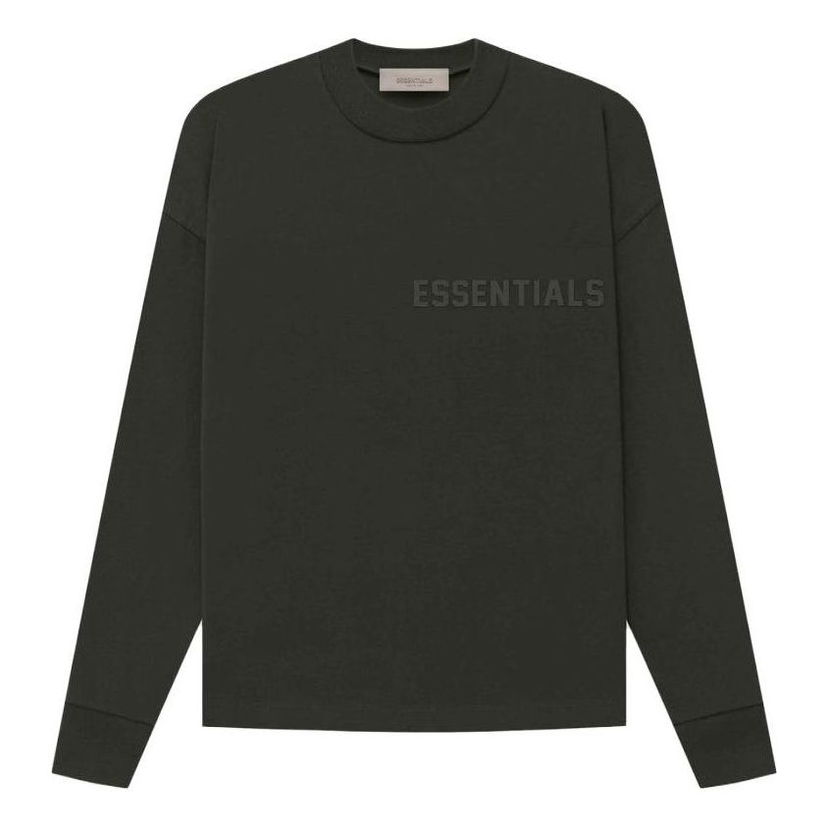 Sweater Fear of God Essentials Long Sleeve T-Shirt Grøn | FOG-SS23-076