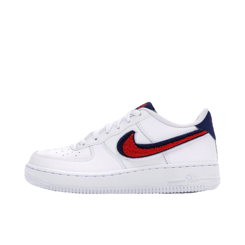 Sneakers og sko Nike Air Force 1 Low 3D Chenille Swoosh USA Hvid | AO3620-101