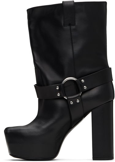 Tøj R13 R13 Sid Heeled Harness Boots Sort | R13S115-S001A, 2