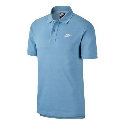 Polo skjorte Nike Sportswear Short Sleeve Polo Blå | CJ4457-424