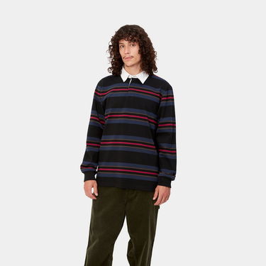Skjorte Carhartt WIP Oregon Rugby Shirt Mørkeblå | I032214_1PI_XX, 0