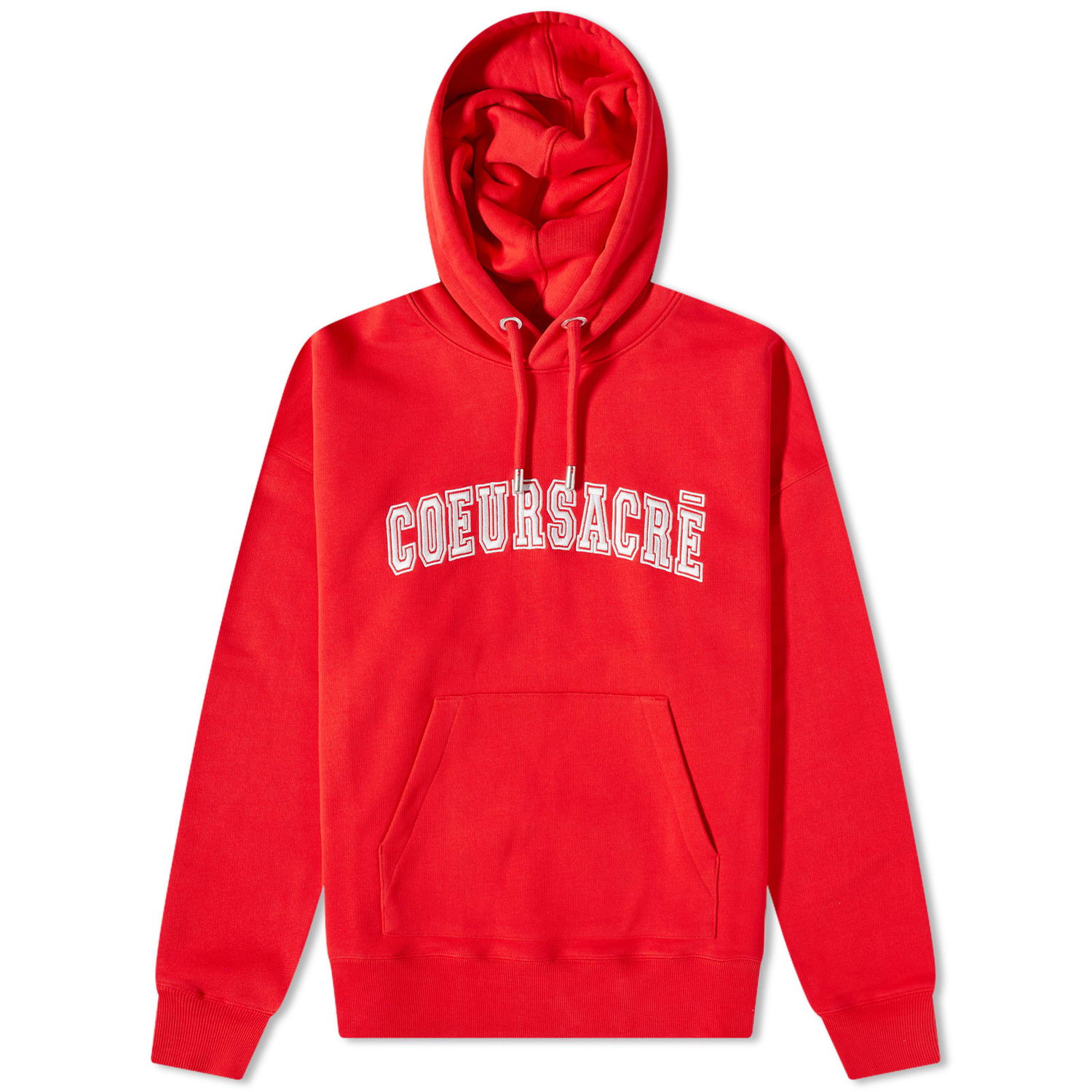 Sweatshirt AMI Coeur Sacre Popover Hoody Rød | USW209-747-681, 0