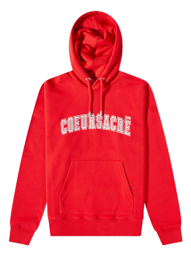 Sweatshirt AMI Coeur Sacre Popover Hoody Rød | USW209-747-681