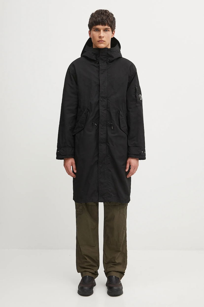 Parka C.P. Company C.P. Company Hooded Parka Sort | 19CMOW095A110305G