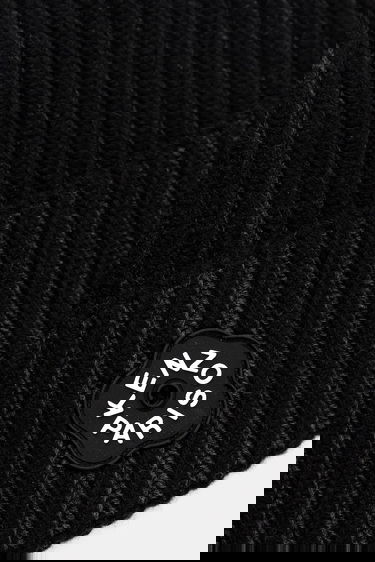 Beanie KENZO Kenzo Ribbed Beanie Sort | FF68BU200KWA, 2