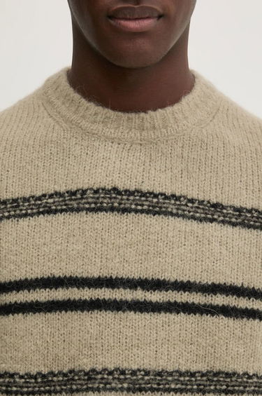 Sweater Samsoe Samsoe Samsoe Samsoe SAARIN Striped Wool Sweater Beige | M24300098, 3