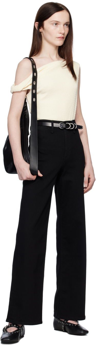 Jeans rag & bone rag & bone Hadley Wide Leg Jeans Sort | WDD24H3002EPBL, 3