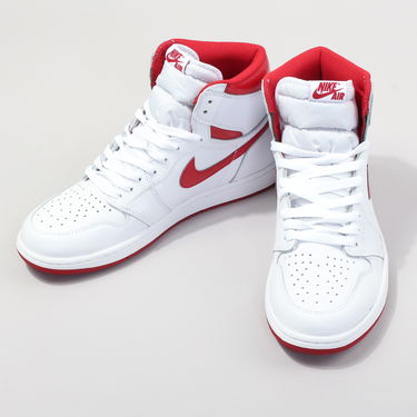 Sneakers og sko Jordan Air Jordan 1 Retro High OG "Metallic Red" Hvid | 555088-103, 2