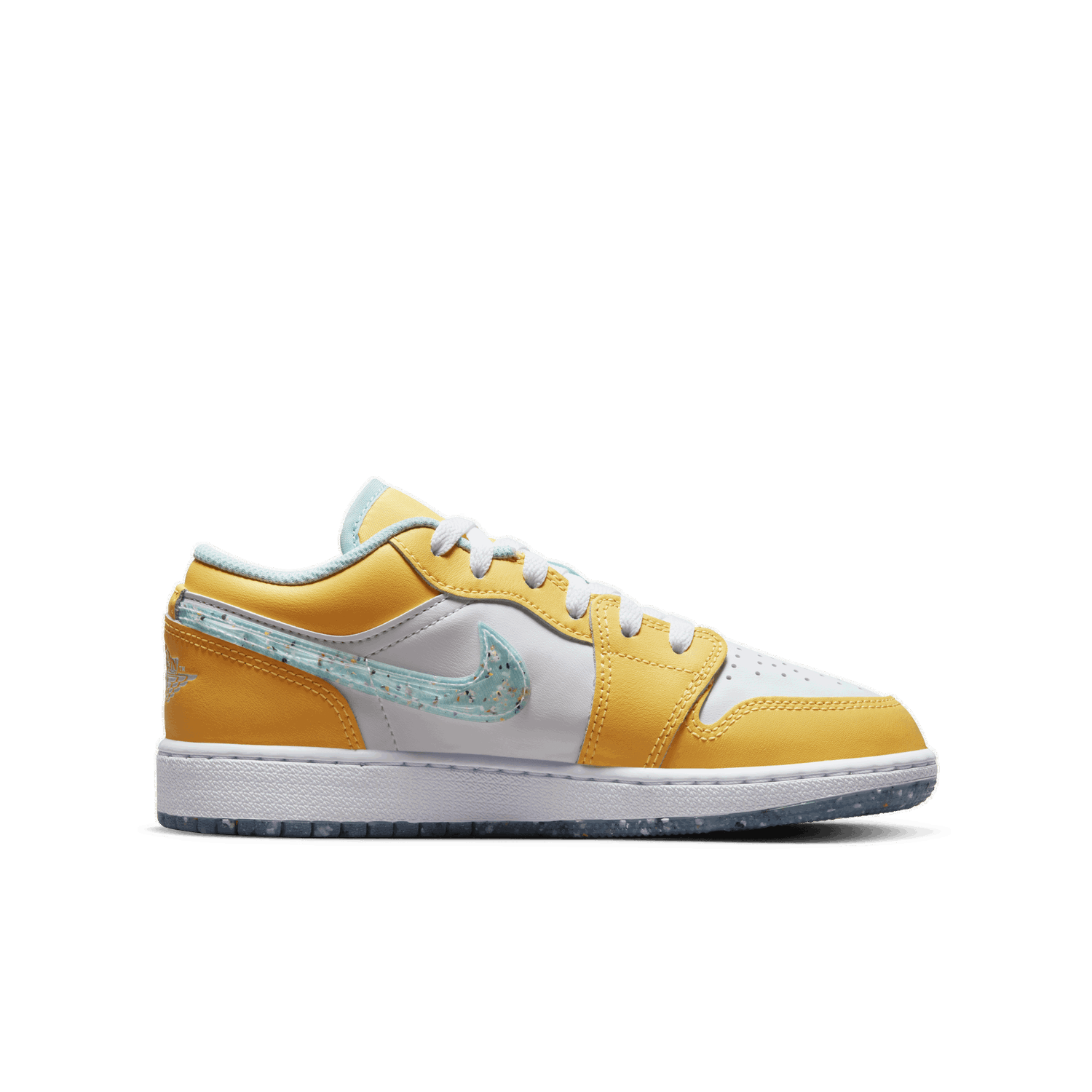 Sneakers og sko Jordan Air Jordan 1 Low SE Recycled Grind (GS) Gul | DX4375-800, 1