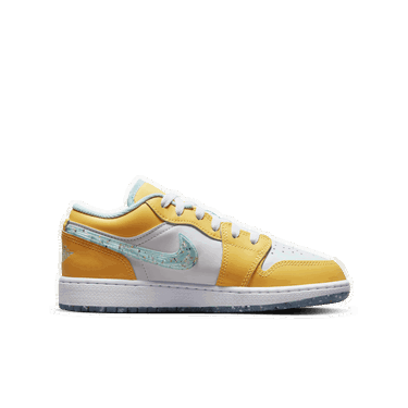 Sneakers og sko Jordan Air Jordan 1 Low SE Recycled Grind (GS) Gul | DX4375-800, 1