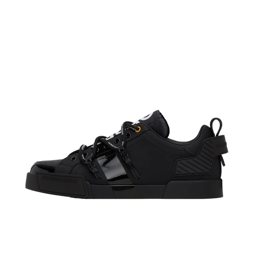 Sneakers og sko Dolce & Gabbana Black Portofino Sneakers Sort | CS1783AJ986