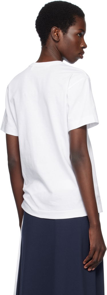 T-shirt Comme des Garçons PLAY Stud Print Heart T-Shirt Hvid | AX-T804-051, 2