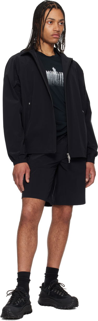 Shorts Moncler Moncler Logo Patch Shorts Sort | K10912B0000759865, 3