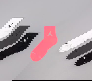 Undertøj og sokker Jordan Ankle Socks 3-Pack Flerfarvet | SX5544-011, 0