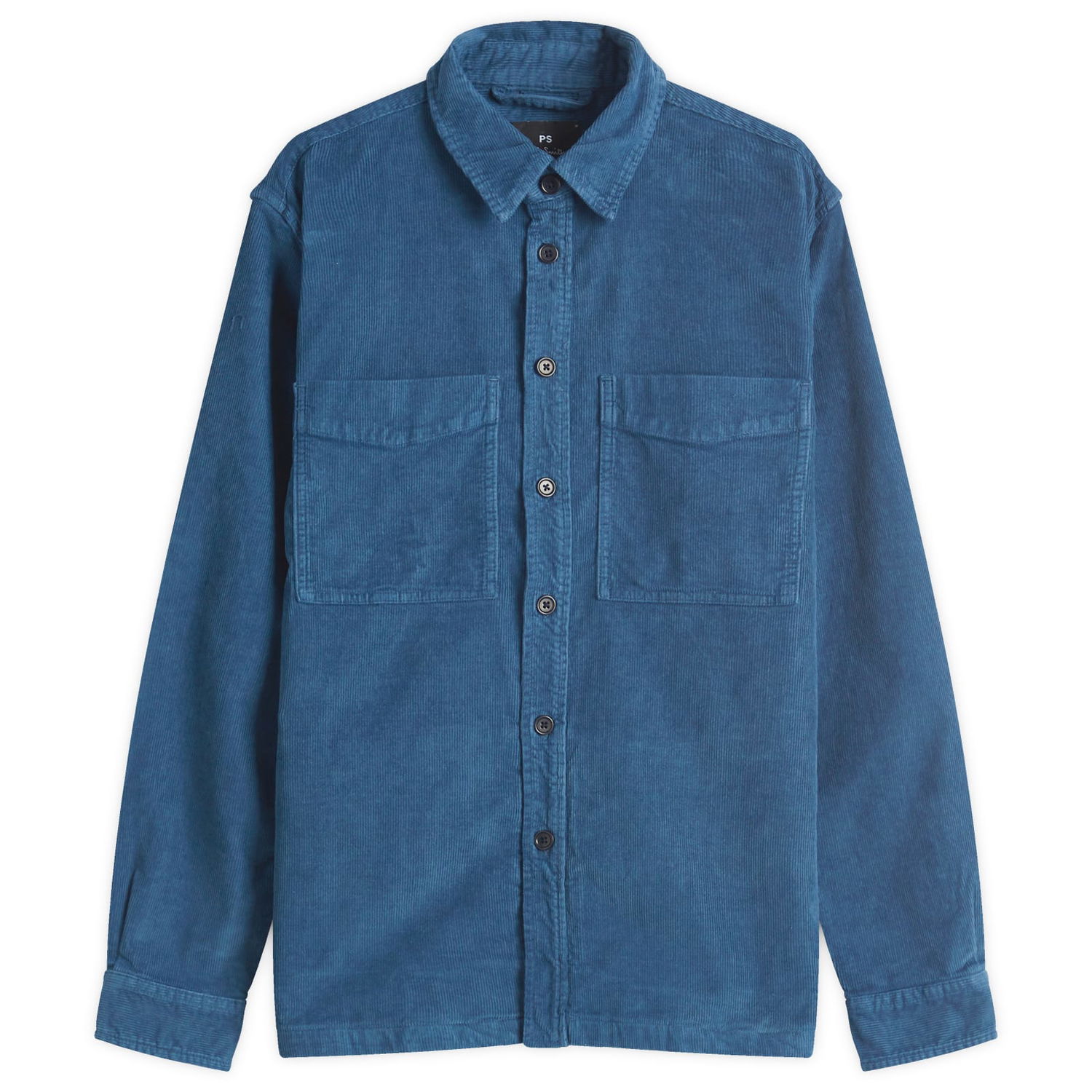 Skjorte Paul Smith Paul Smith Corduroy Shirt Jacket, Size Large Blå | M2R-413Z-P22248-48, 1