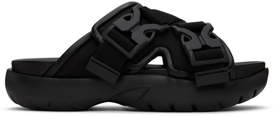 Sneakers og sko Bottega Veneta Snap Slide Sandals "Black" Sort | 754358 V3C41, 0