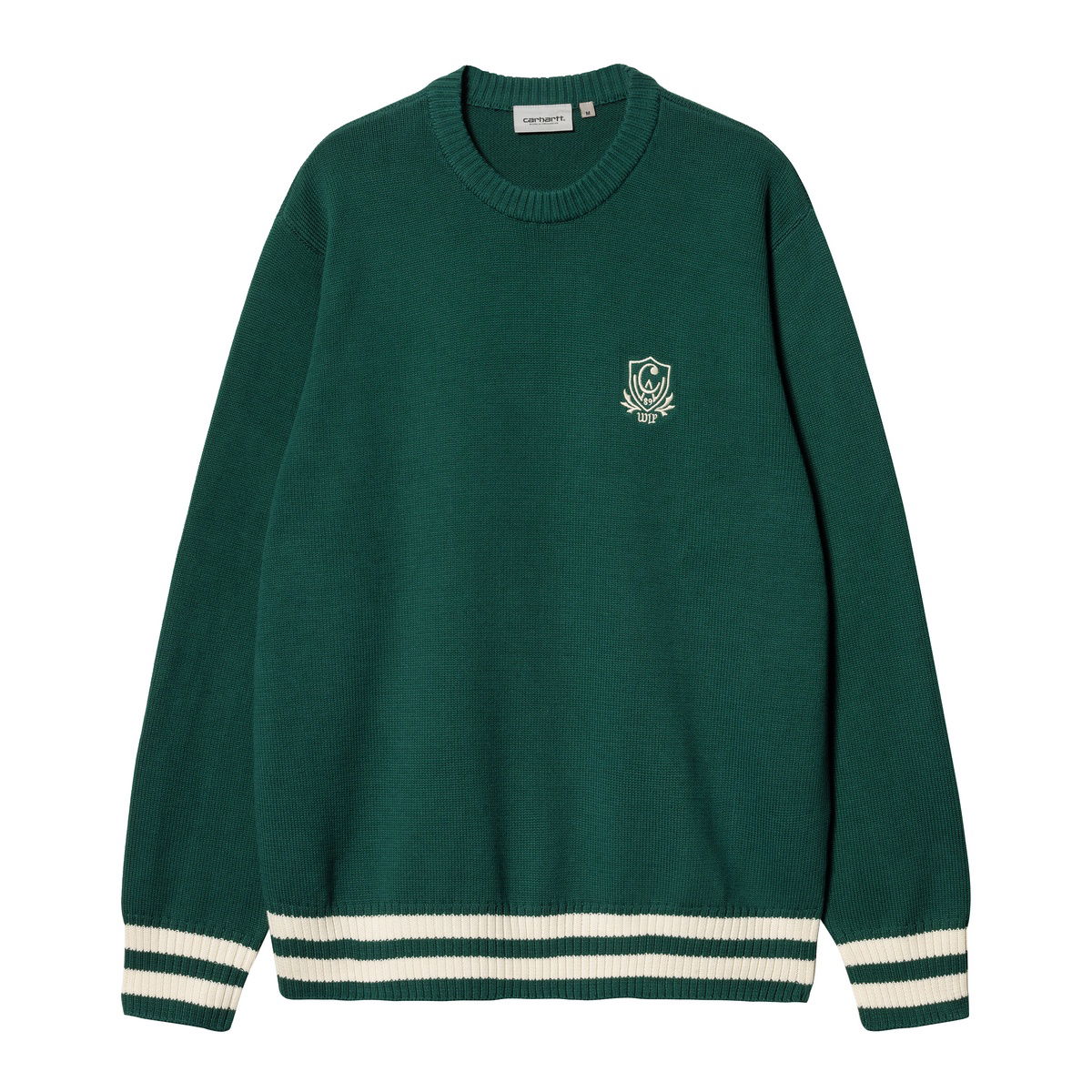 Sweater Carhartt WIP Cambridge Crewneck Grøn | I033044_26N_XX, 1