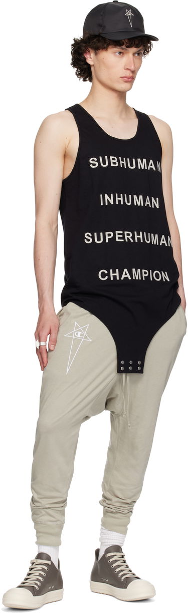 Joggingbukser Rick Owens Rick Owens Champion Edition Prisoner Drawstring Sweatpants Grå | CM01E1690 CHJG JERSEY, 4